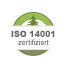 Sceau de certification ISO 14001 pour la gestion environnementale